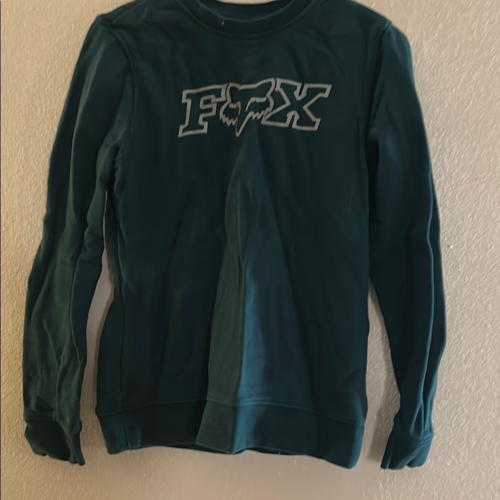 Fox Teal Long Sleeve Shirt